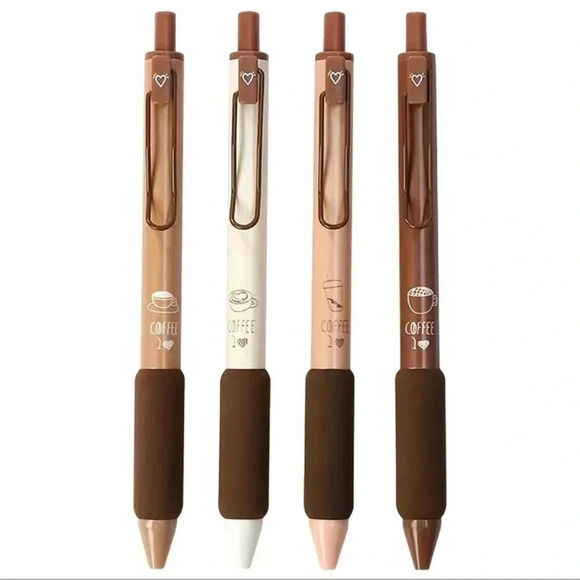 2 LEFT! 4 piece Coffee Pens - Picture 2 of 6